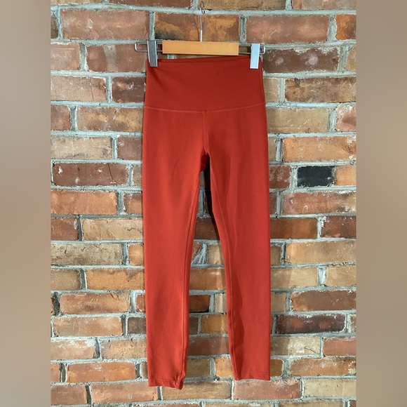 LULULEMON 2022 wunder under train high rise tight cayenne 31” size 4 - Picture 4 of 9